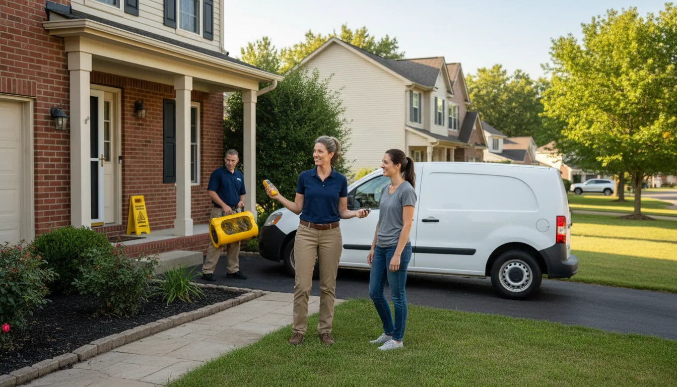 Water restoration image for Fire And Smoke Damage Restoration in Shelby, IN